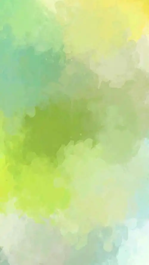 梦幻手绘绿色渐变颜料背景h5背景