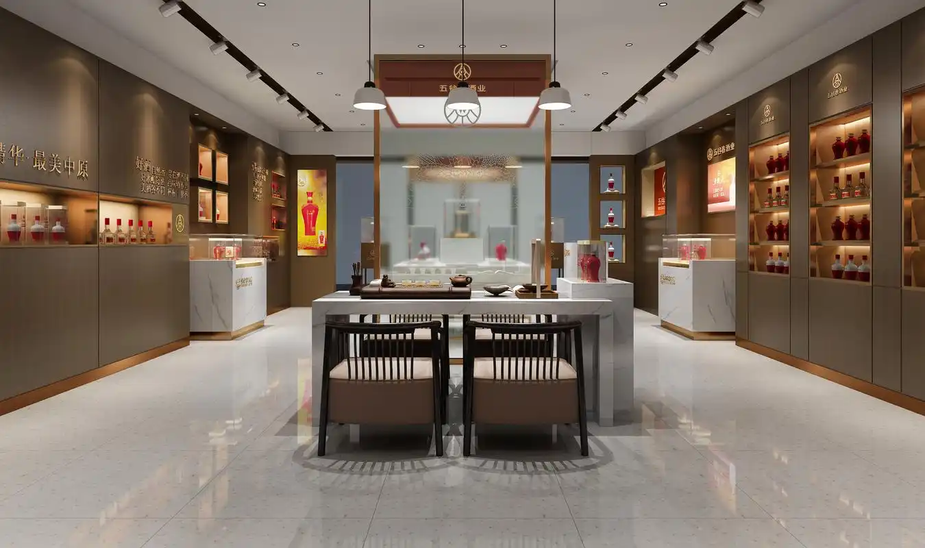 郑州高端白酒展厅设计,郑州白酒展厅设计公司