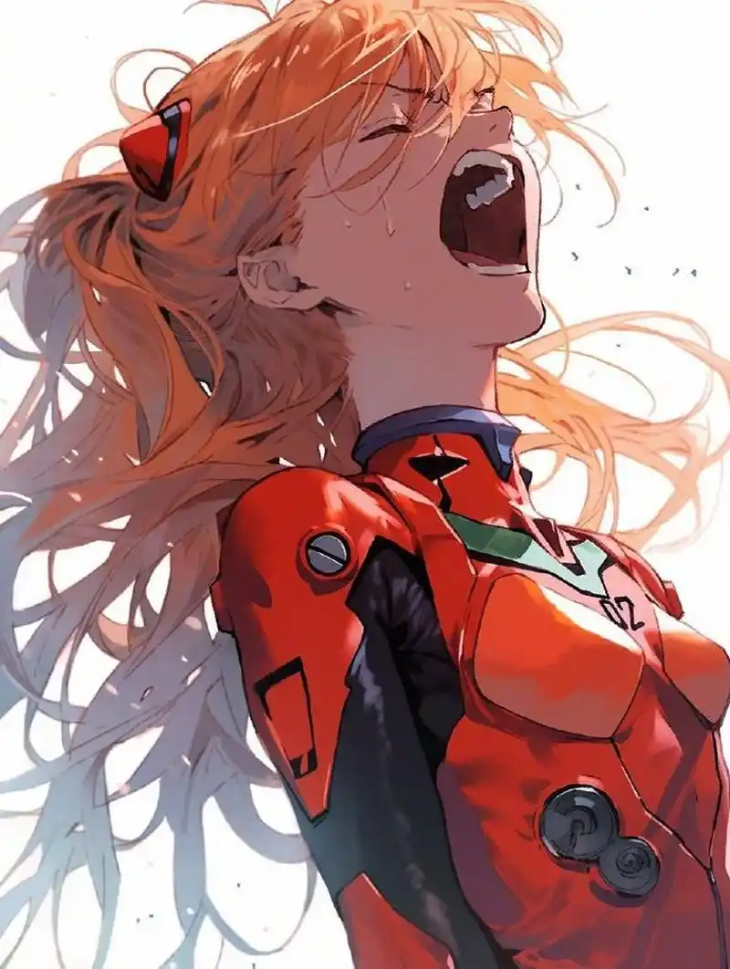 eva新世纪福音战士  明日香  #插画