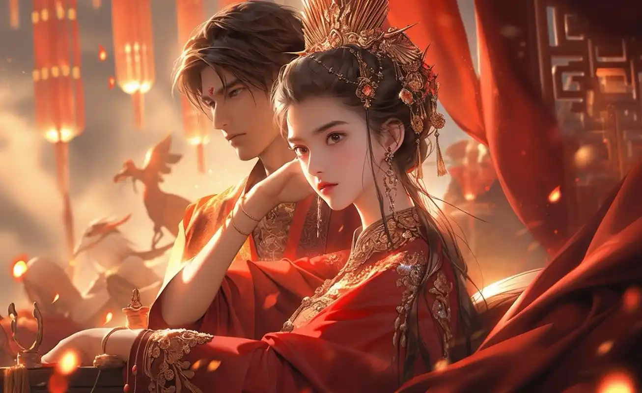 古风新郎新娘 洞房花烛夜