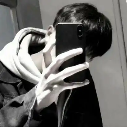 qq头像手机挡脸帅哥高清帅气的真人头像拿手机挡脸男生图片