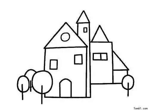 房子-简笔画图片-儿童资源网手机版