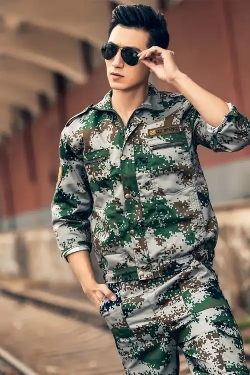 劳保工作服迷彩服套装 男女夏季军装学生军训服特种兵作训服耐磨