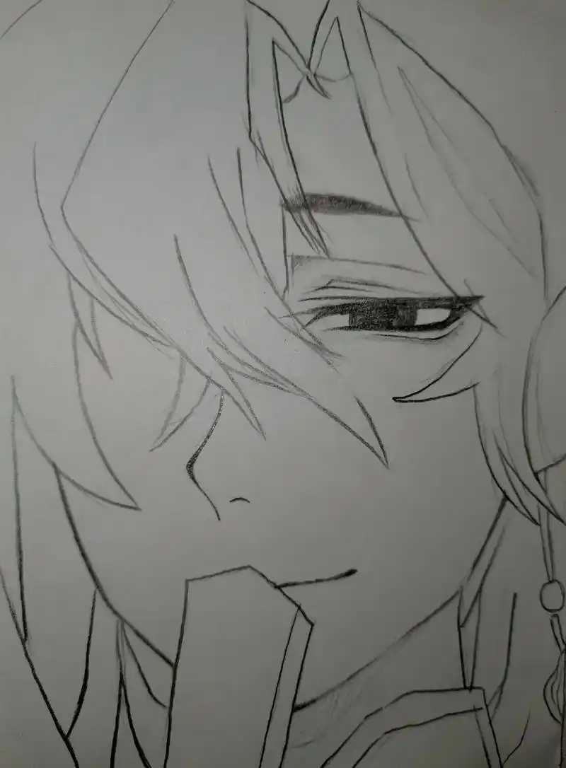 铅笔画  - lisa . - 抖音