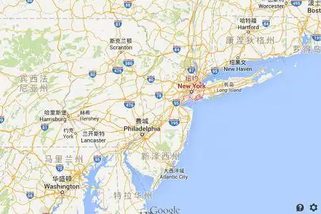 采纳答案          纽约位于美国沿大西洋海岸的东北部,是美国最大