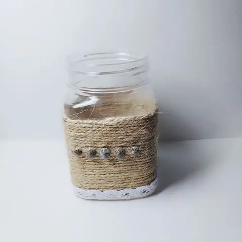 手工diy一根麻绳的妙用让家里的瓶瓶罐罐美起来