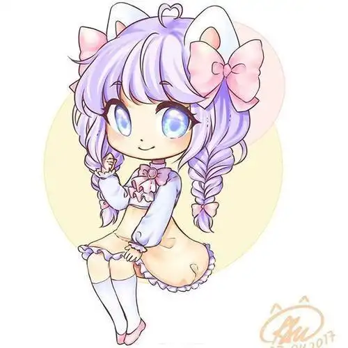 漫画人物q版简笔画马克笔