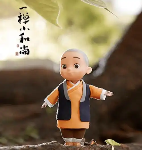 在抖音小红书抑或其他社交平台,你都可能曾刷到过这个可爱的一禅小