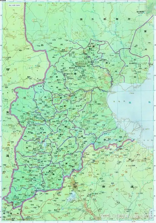 清朝直隶省历史沿革和区域划分高清地图可收藏
