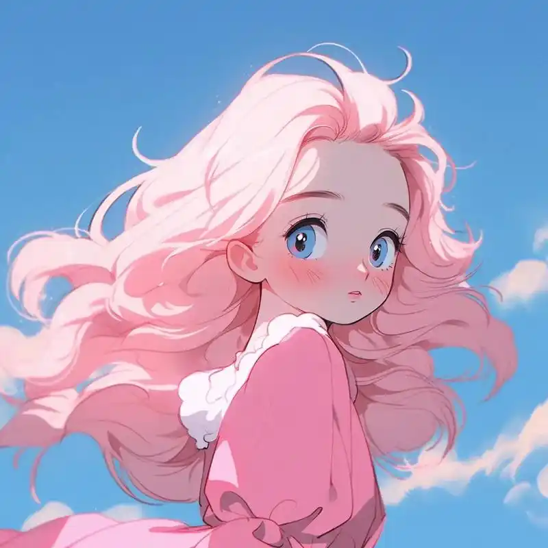 治愈系 #漫画女孩 又乖又酷的女孩头像 - 抖音