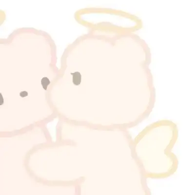 可可爱爱情侣头像小熊