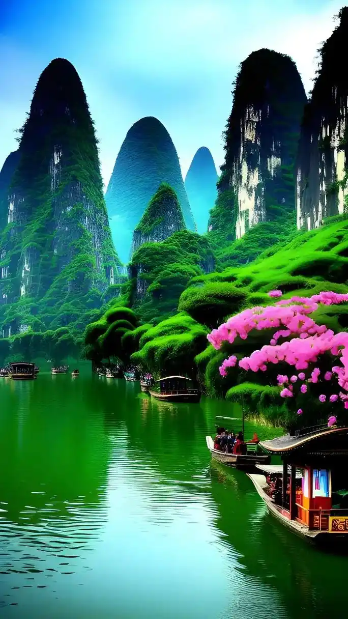 国庆桂林之旅:桂林山水,人间仙境,愿你忘却繁忧,沉浸在大自然的美丽与