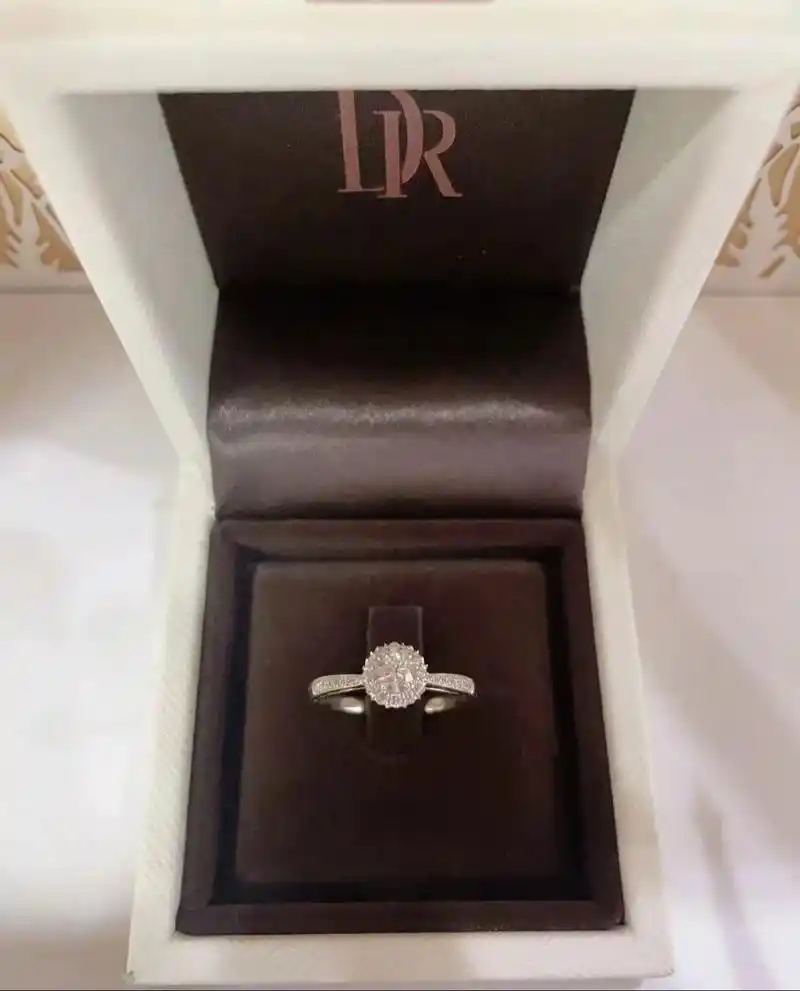 dr 31分真爱礼堂华美钻戒主钻18分 副钻13分 颜色f - 抖音