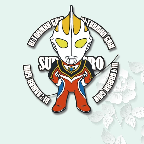 迪迦日系卡通奥特曼热转印柯氏烫画贴衣服图案diy时尚装饰衣服t恤