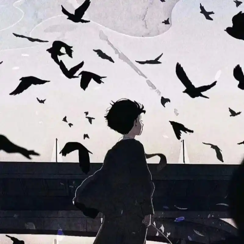 「头像」充满故事的动漫男头