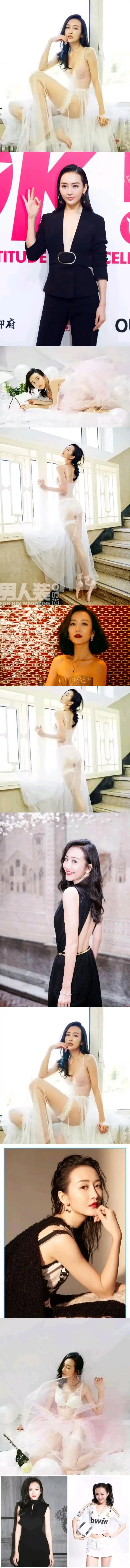 王鸥在男人装杂志的封面上展现了她的美丽和魅力,令人惊叹不已  她的