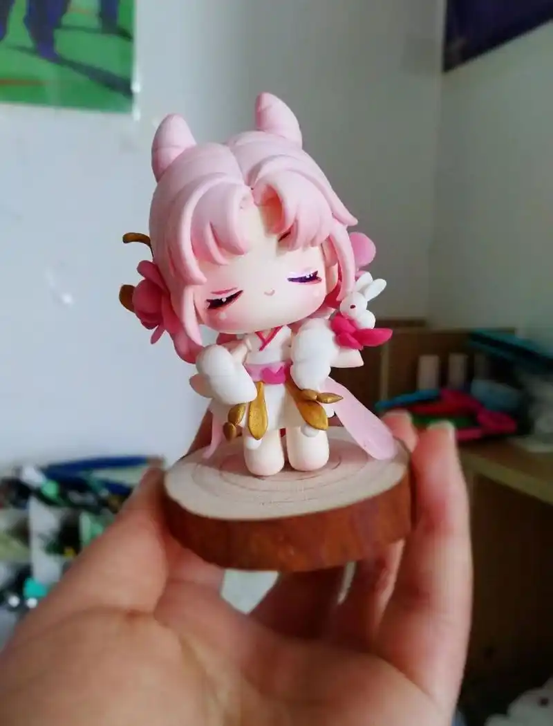 粘土小手办 | 嫦娥拒霜思 附简单图片教程 谢谢小可爱萌的喜欢ヾ暂时