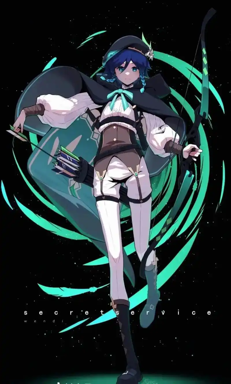 上个视频点到2000赞 发温迪美图忘说了#原神 #巴巴托斯  - 抖音