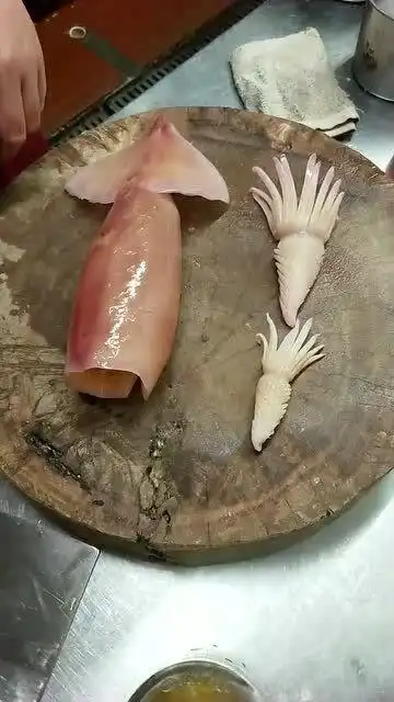 鱿鱼切花刀法
