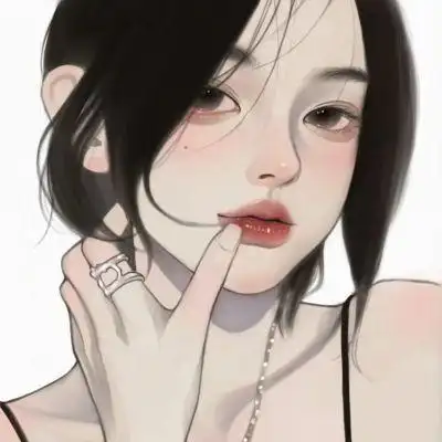 手绘/女生头像│野花都可灿烂绽放更何况是玫瑰呢_女生头像_我要个性