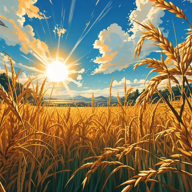 2024正能量微信头像99阳光照耀希望田野