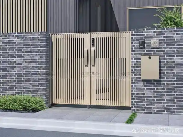 现代房子令人惊叹的庭院门设计理念