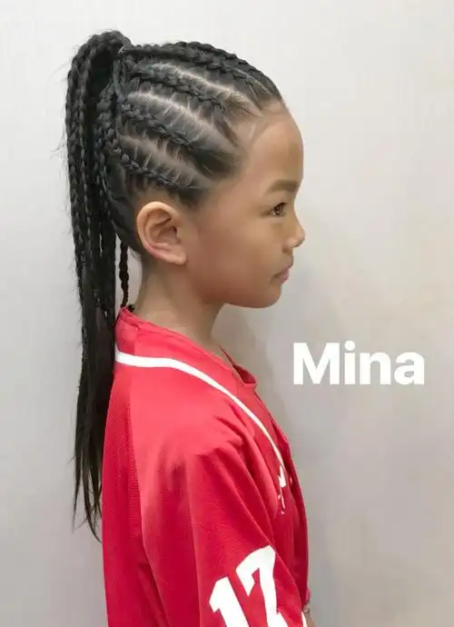 美式嘻哈编发造型