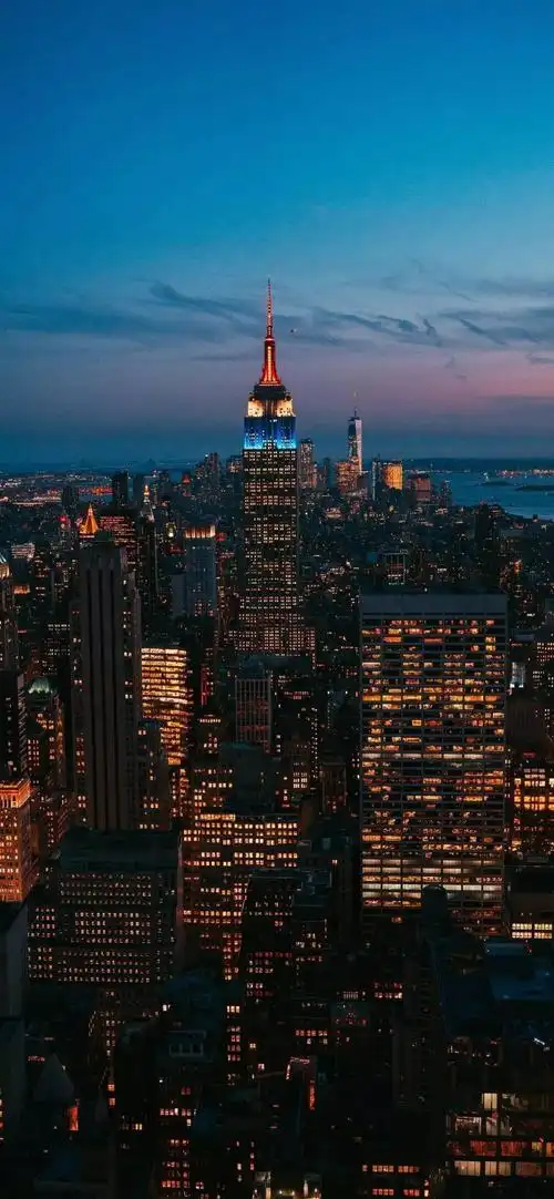 酷炫夜景的微信聊天壁纸