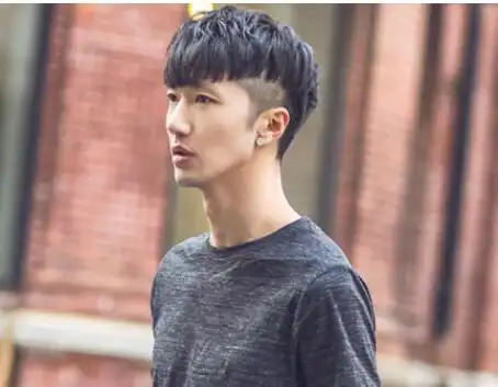 男生两边剃掉中间蓬松发型 绝对好看个性(2)_男生发型_西子美发网