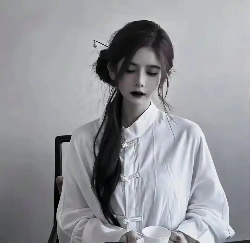 这头像太上头了  独爱黑色系,#戴口罩的女孩  - 抖音