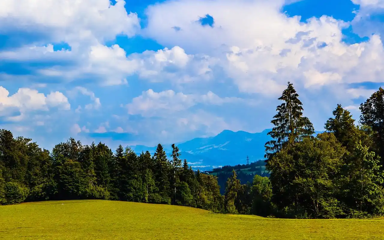 奥地利绿色护眼风景电脑壁纸,风景壁纸,唯美,护眼,高清,清新,奥地利