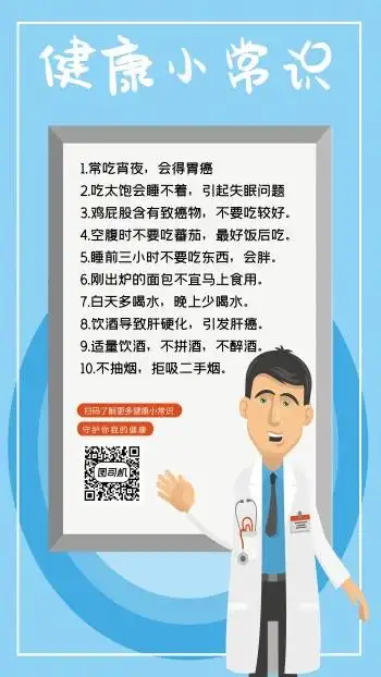 健康小常识图片
