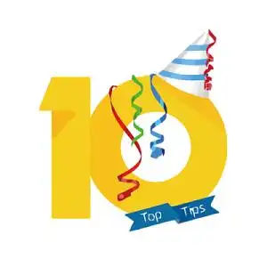 可爱卡通数字10艺术字