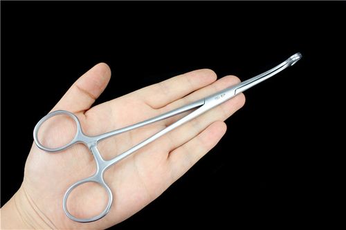 上海医疗器械厂jz金钟妇产科手术器械医用剖腹产切口钳直弯头剖宫产小