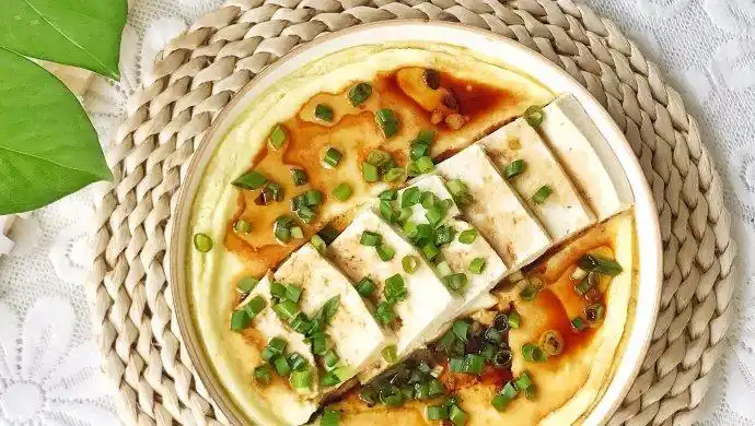 豆腐蒸蛋怎么做_豆腐蒸蛋的做法_静静de小食界_豆果美食