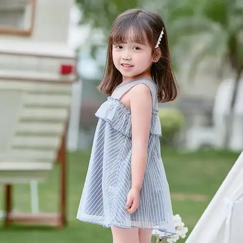 女宝宝连衣裙夏季2019新款夏装小童背心儿童1岁3女孩洋气女童裙子