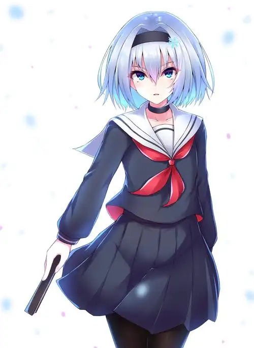 恋爱喜剧日漫《龙王的工作》高清插画壁纸,这位可爱的女主是谁