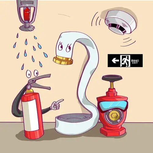 消防宣传插画