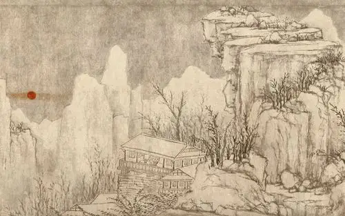 快雪时晴图 黄公望 元代