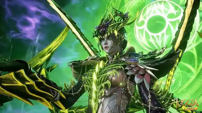 比比东出现的战斗场景,首秀武魂真身,你认为比比东的实力有多强-动漫