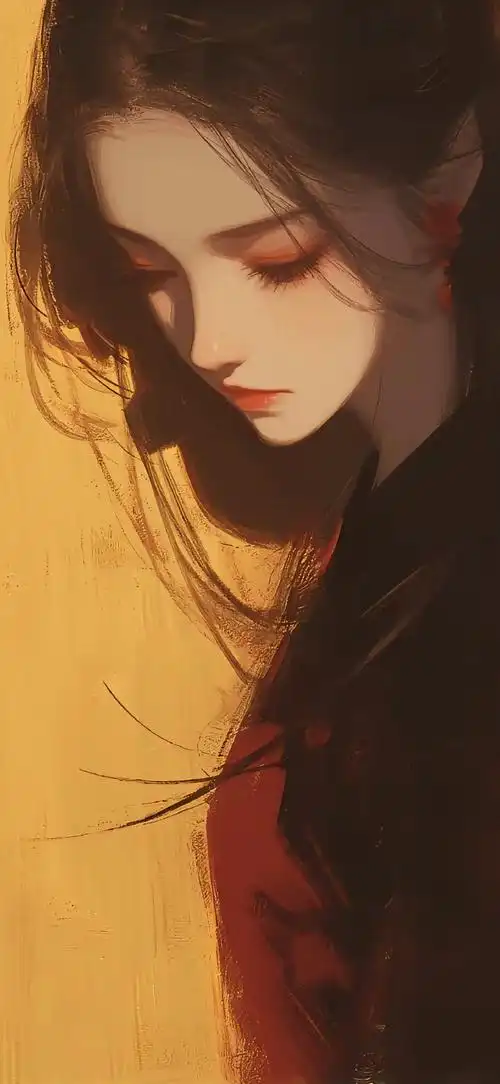 精致古风女生插画壁纸#壁纸