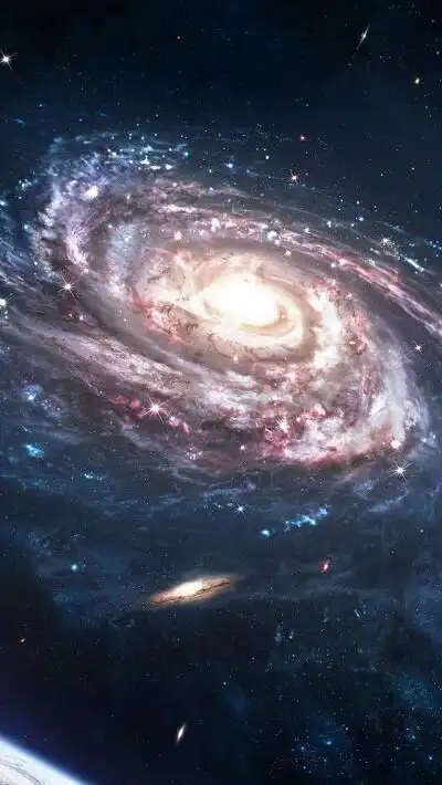 炫美星空的插画(或者说是底图吧)·喜欢吗?