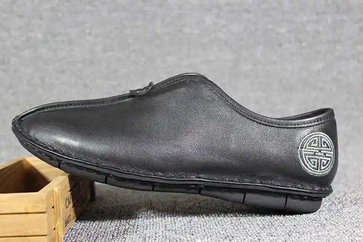 头层牛皮僧鞋男透气软底轻便和尚鞋僧人出家人禅修鞋居士皮鞋品质定制