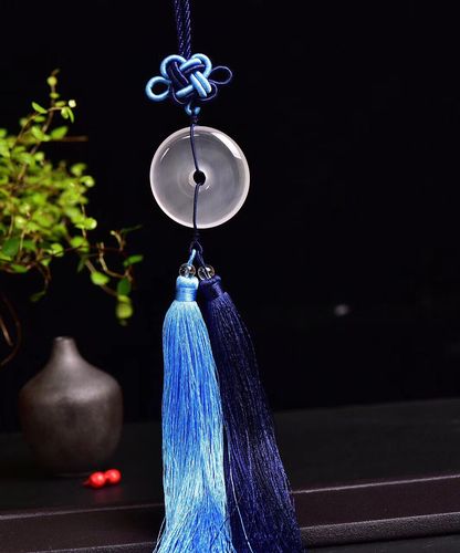 白水晶汽车挂件车内吊饰品高档装饰出入平安创意车载挂吊坠男士女