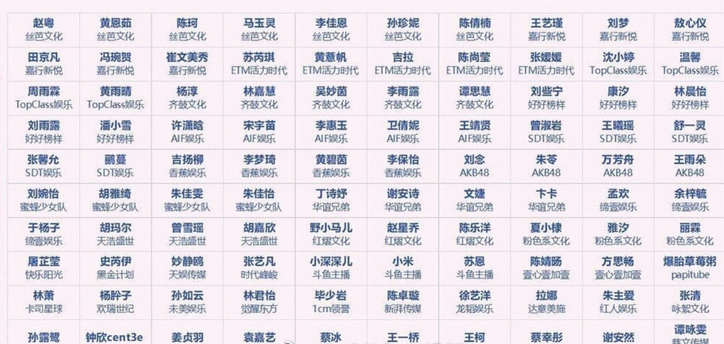 黄子韬,鹿晗,宋茜,毛不易,罗志祥 创造营2020选手名单