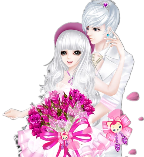 qq炫舞重影动态头像求做名字:小伟和艳儿一对