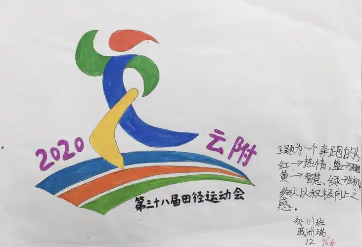2023届"云大附中一二一校区第三十八届田径运动会"标志设计优秀作品展