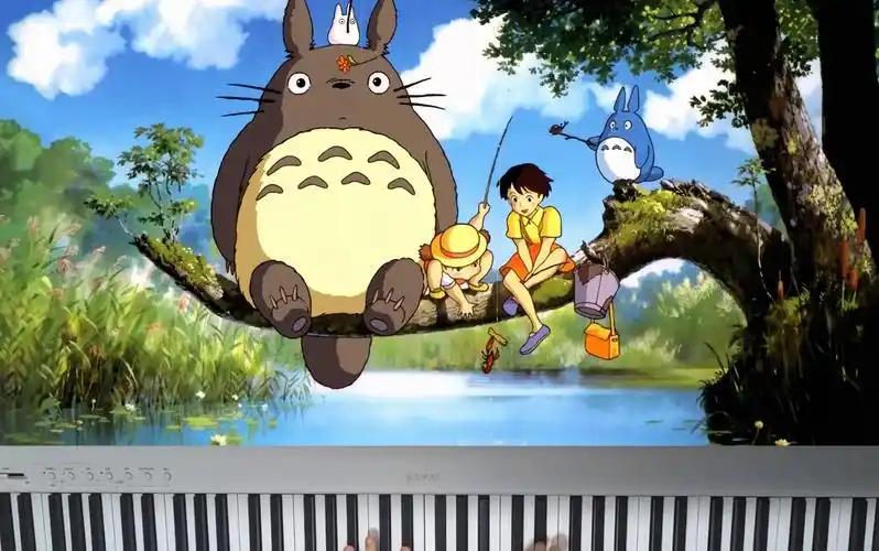 【钢琴】《龙猫》 《千与千寻》—ost 翻弹_哔哩哔哩 (゜-゜)つロ