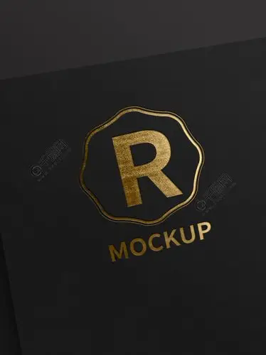 烫金logo样机黑金