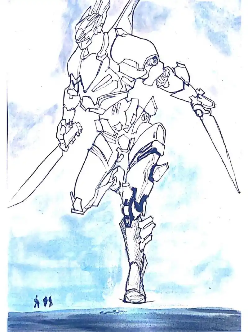 环太平洋机甲 给儿子手绘的